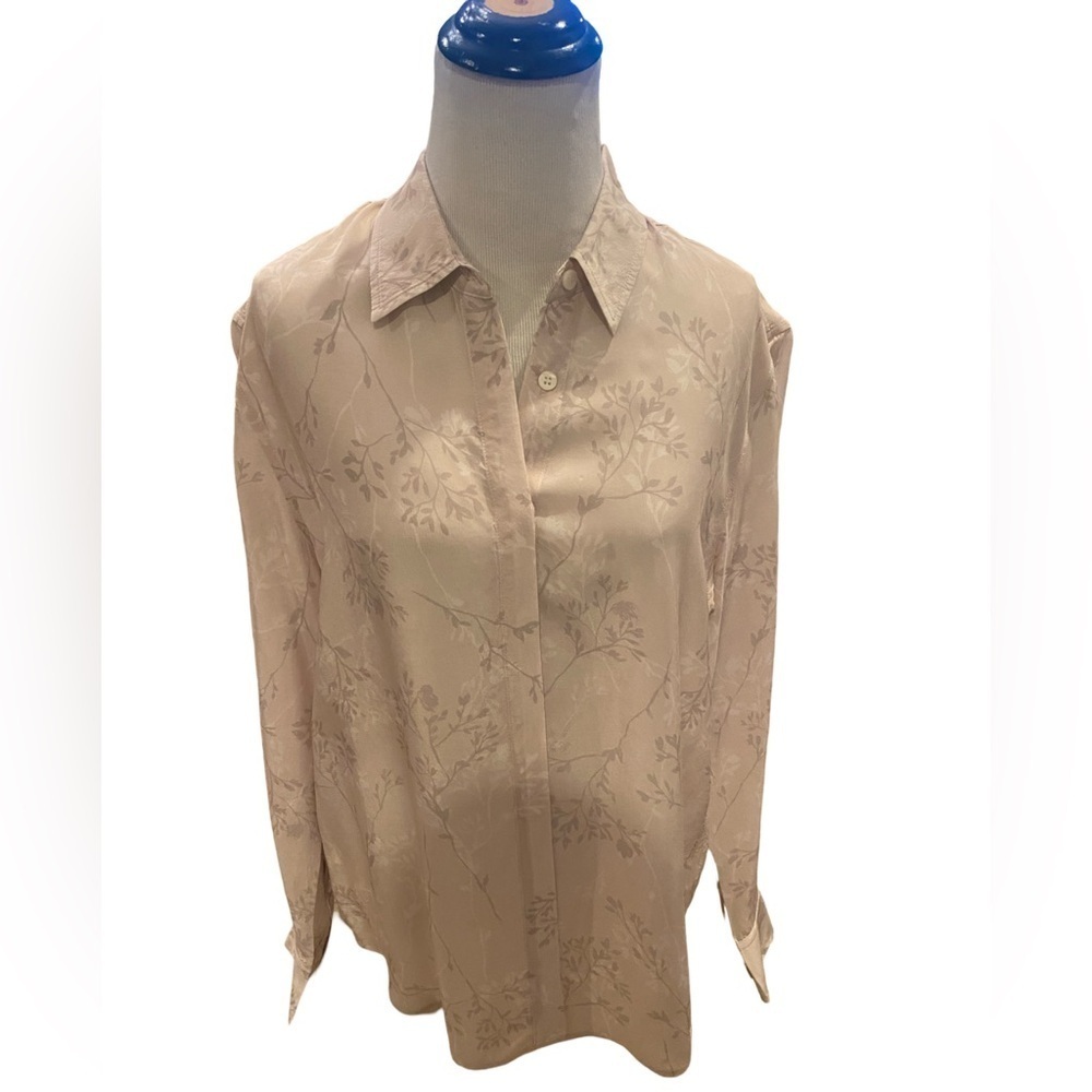 Ag Adriano Goldschmeid Floral Blouse — Size M